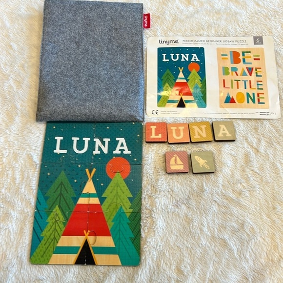 Tinyme Luna Name Puzzle - Picture 1 of 6